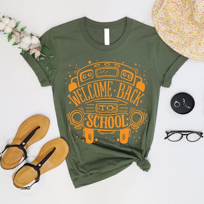 Welcome Back To School Bus T-Shirt