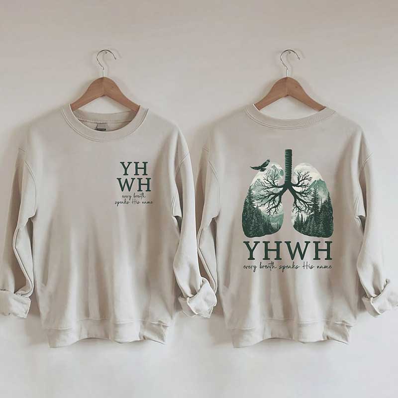 YHWH Lungs Christian Sweatshirt