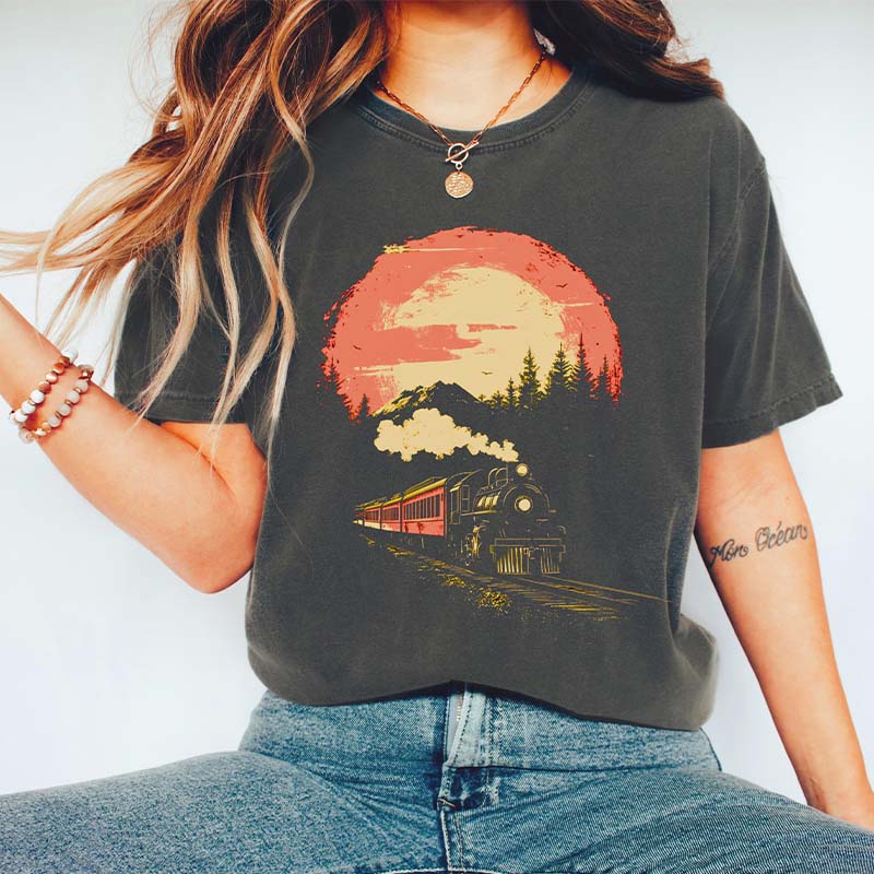 Train lover Adventure T-Shirt