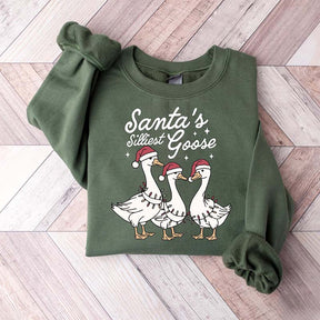 Goose Christmas Funny Animals Sweatshirt