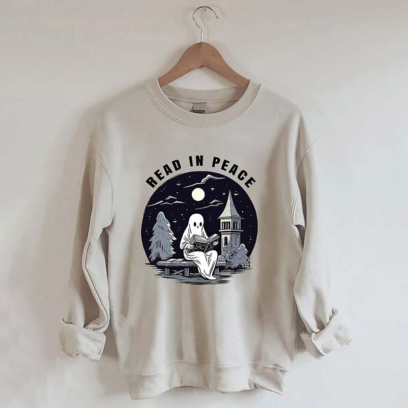 Halloween Read In Peace Sweatshirt