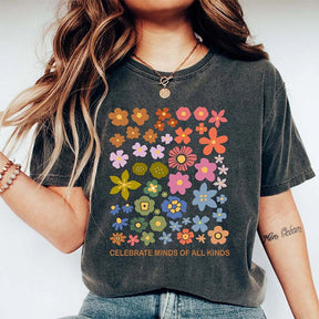 Autism Awareness Special Flowers T-Shirt