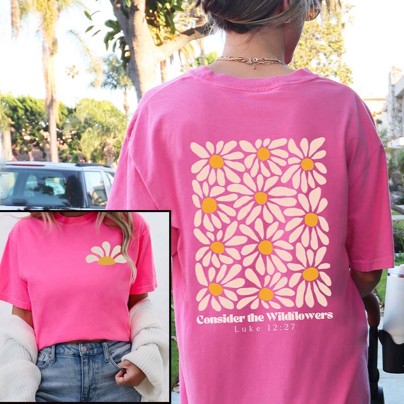 Flower Religious Flourish T-Shirt