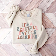 Teacher Smile Face Retro Sweatshirt