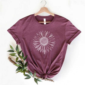 Boho Daisy Mom Summer T-Shirt