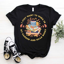 Gardening Funny Plant Book T-Shirt