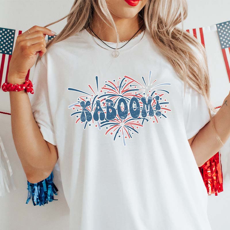 Fireworks Kaboom Funny T-Shirt