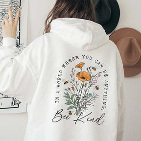 Bee Kind Wildflowers Hoodie