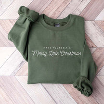 Merry Christmas Minimal Sweatshirt