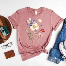 Floral Gifts for Women Botanical T-Shirt