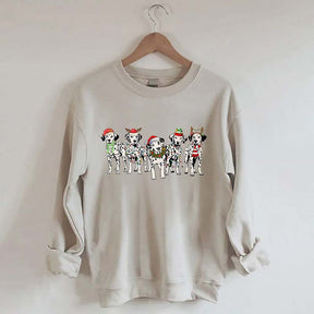 Christmas Dalmatian Sweatshirt