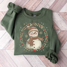 Cute Winter Christmas Snowman Sweatshirt