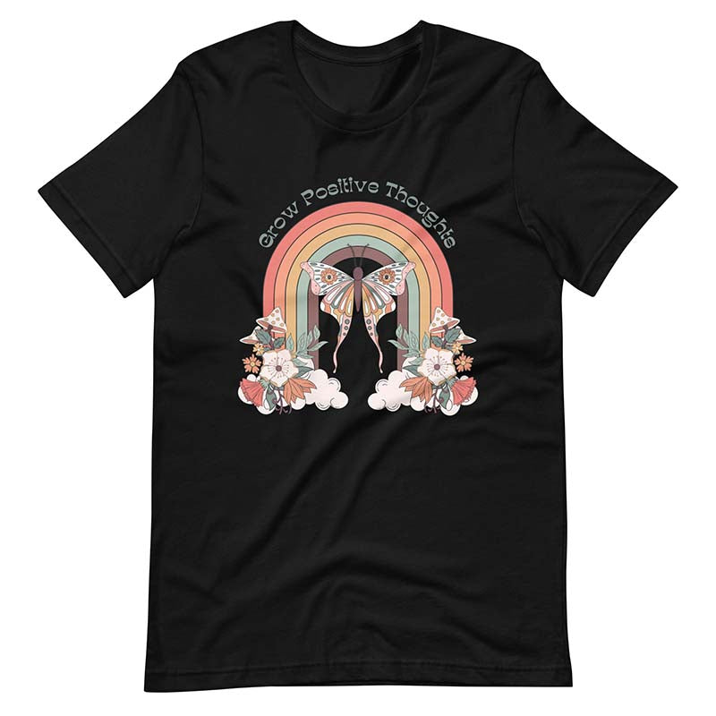 Wildflower Grow Positive Thoughts T-Shirt