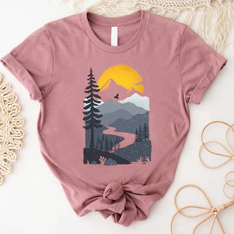 Hiking Landscape Hiking T-Shirt