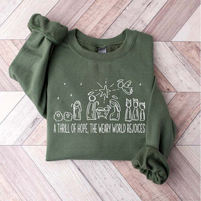 Christian True Story Nativity Sweatshirt