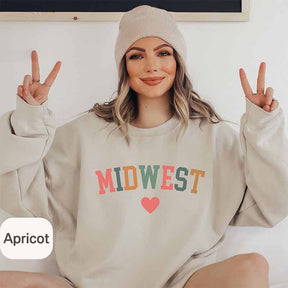 Cute Trendy Midwest Lover Sweatshirt