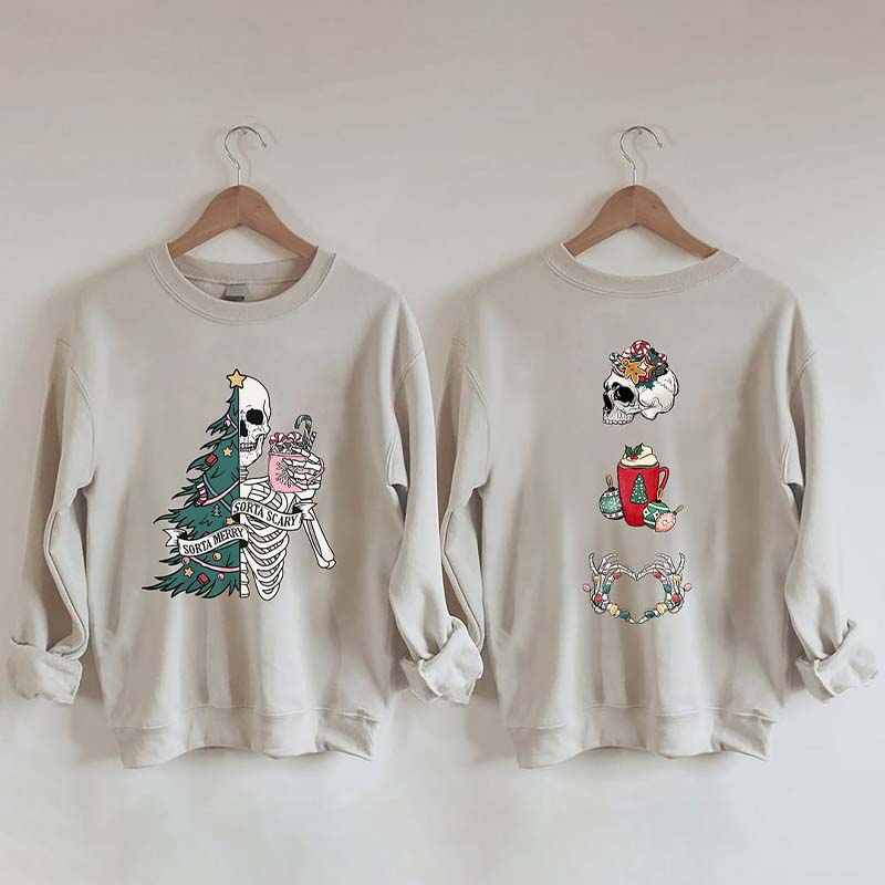 Sorta Merry Sorta Scary Christmas Sweatshirt