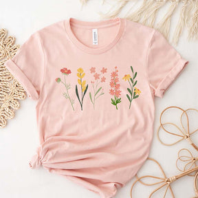 Wild Flowers Ladies Plant Lover T-Shirt