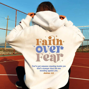 Faith Over Fear Aesthetic Trendy Hoodie