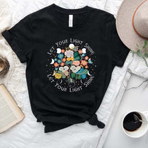 Boho Moon Wildflowers Gift for Her T-Shirt