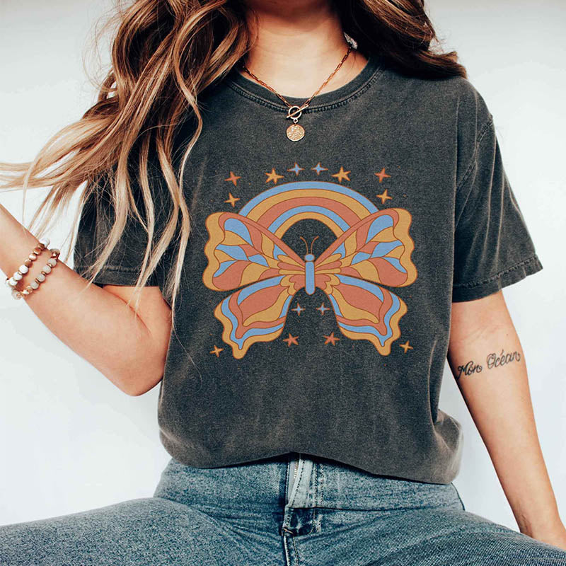 Boho Wildflower Bow T-Shirt