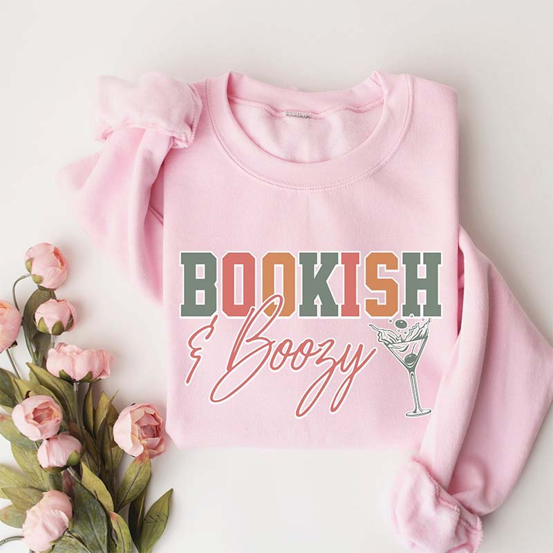 Bookish Martini Boozy Sweatshirt