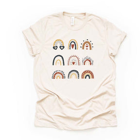 Boho Rainbows in a Row T-Shirt