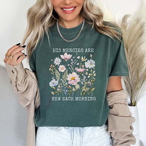 Retro Floral Religious Faith T-Shirt