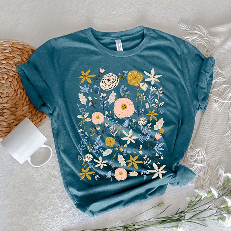 Florist Wild Flowers Gardener Gift T-Shirt