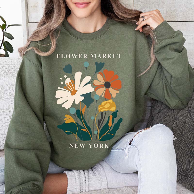 Flower Market New York Sweatshirt