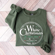 Vintage White Christmas Sweatshirt