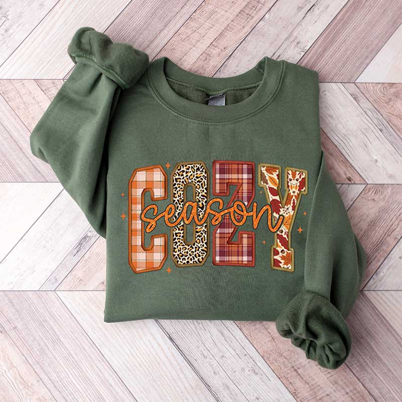 Retro Fall  Cozy Season Sweatshirt