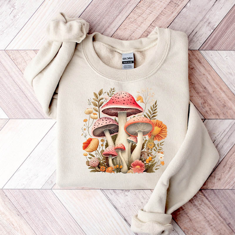 Funny Groovy Mushroom Sweatshirt