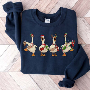 Christmas Gooses Obsessive Cup Disorder Sweatshirt