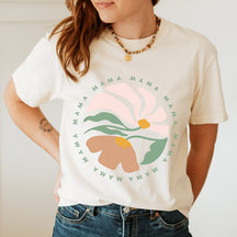 Floral Mama Botanical Soft Cotton T-Shirt