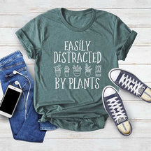 Easily Distracted By Plants T-Shirt