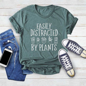 Easily Distracted By Plants T-Shirt