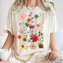 Fall Wildflower Comfort Colors T-Shirt