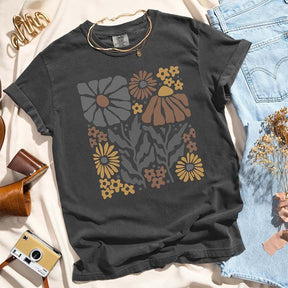 Boho Flower Neutral Lover Plant T-Shirt