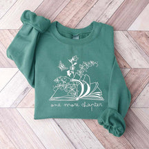 Floral One More Chapter Bookish Sweatshirt