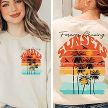 Trendy Forever Chasing Sunsets Sweatshirt