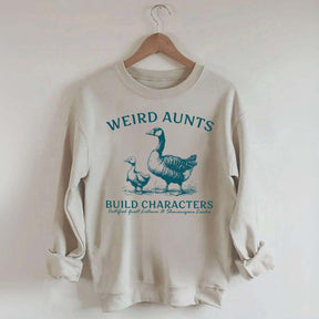 Weird Aunt Build Characters Sweatshirt