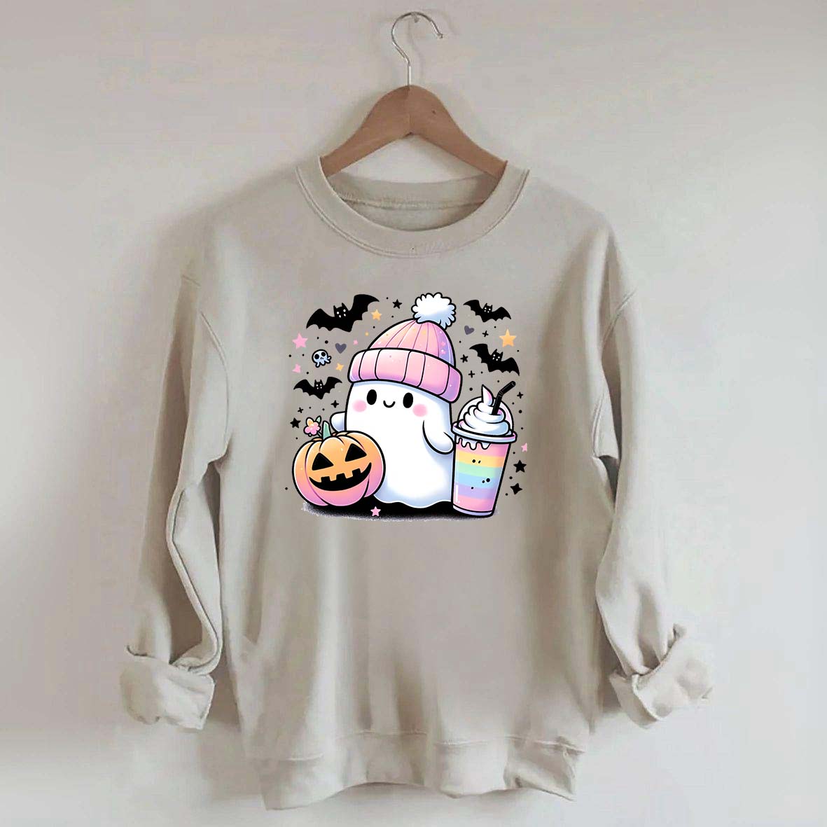 Cute Ghost Trending Coffee Sweatshirt