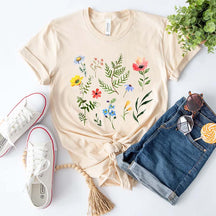 Wild Meadow Flower Nature T-Shirt