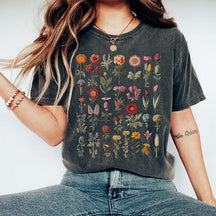 Colorful Garden Lover Wildflowers T-Shirt