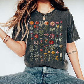 Colorful Garden Lover Wildflowers T-Shirt