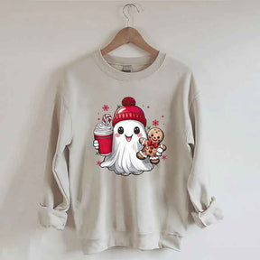 Cute Christmas Ghost Sweatshirt