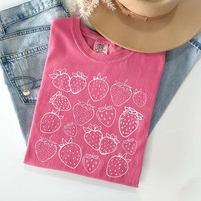 Strawberry Comfort Colors Gardener  T-Shirt