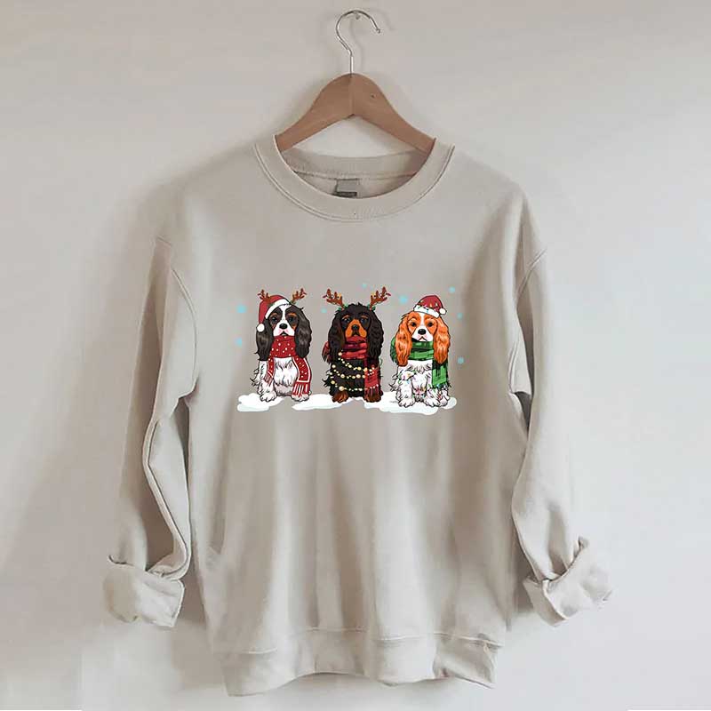 Cavalier King Charles Spaniel Christmas Sweatshirt