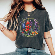 Aesthetic Pressed Wild Flower T-Shirt